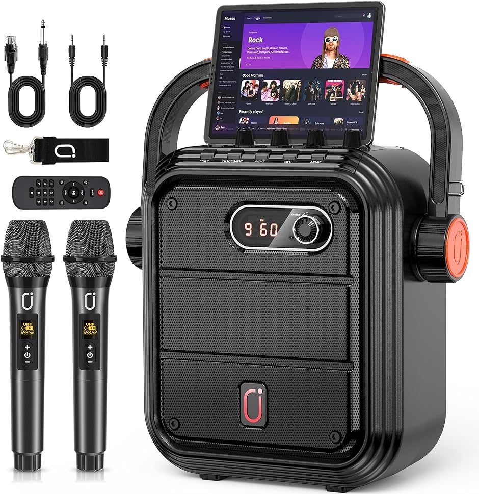 ワイヤレスマイク スピーカーセット 拡声器 Bluetooth 5.0対応 低音