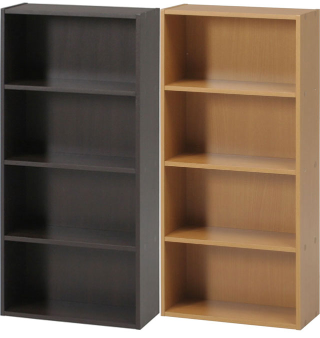 DVDラック 本棚 カラーボックス 4段 BDラック Book DVD収納ラック 収納