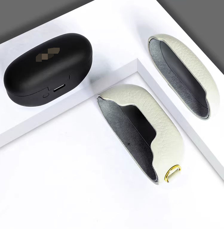 SONY WF-1000XM5 ケース PUレザー カバー 充電穴付き ストラップ付き