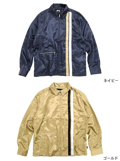 STUSSY（ステューシー） ジャケット メンズ Racing(stussy JKT サテン