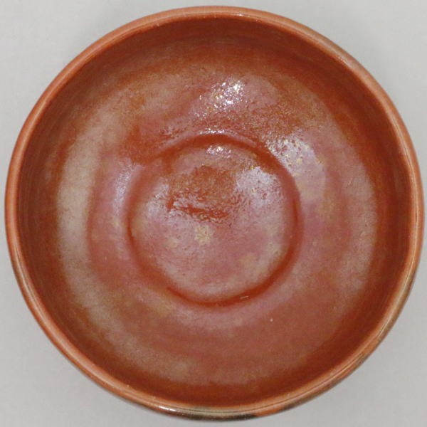 茶道具 小川長楽作 赤楽茶碗 紫野 後藤瑞巌極め箱 V 6858 2025年最新