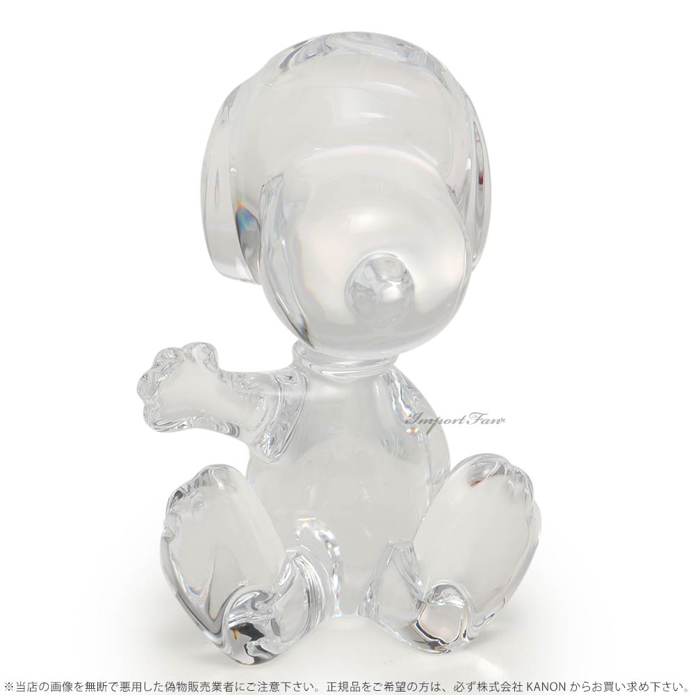 バカラ（Baccarat） ウェルカムスヌーピー クリア クリスタル 2104027