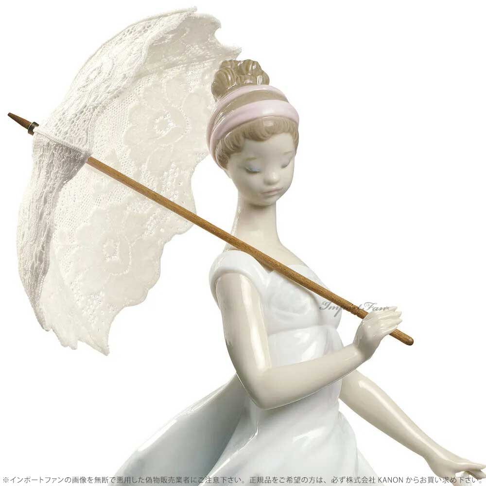 LLADRO（リヤドロ） 優雅な装い 女性 貴婦人 日傘 置物 01009170
