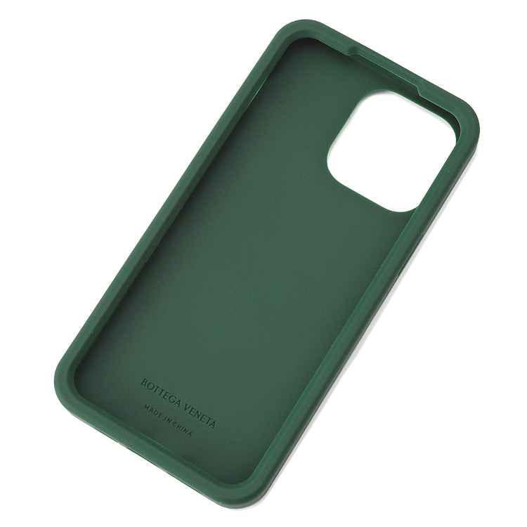 BOTTEGA VENETA iPhone16Pro シリコン ケース カバー緑 ボッテガ