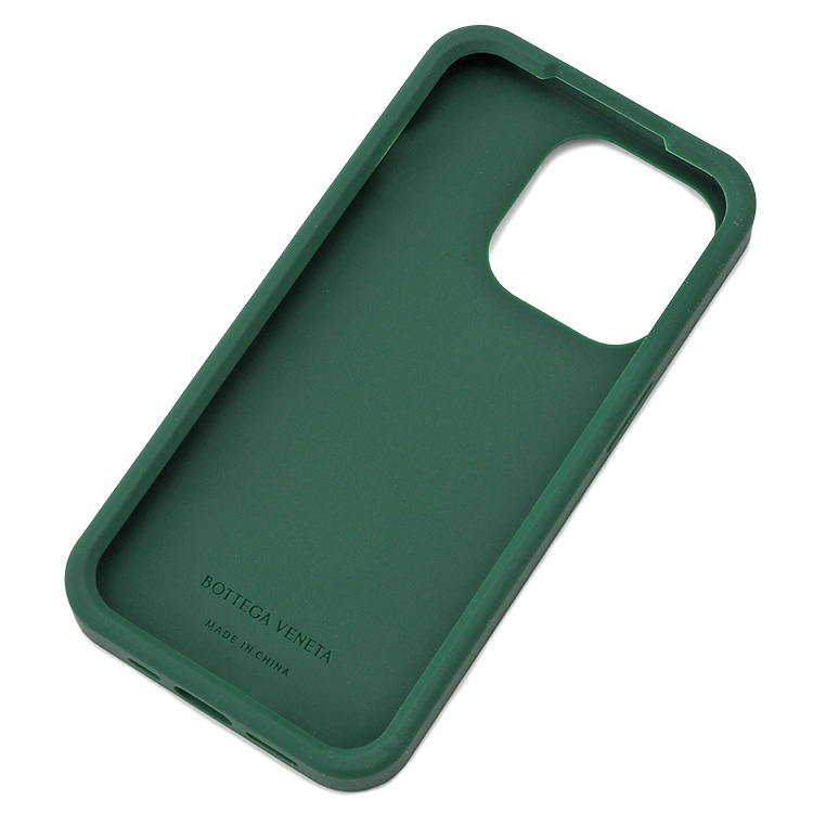 BOTTEGA VENETA iPhone 14Proケース オリーブグリーン 美品 BOTTEGA