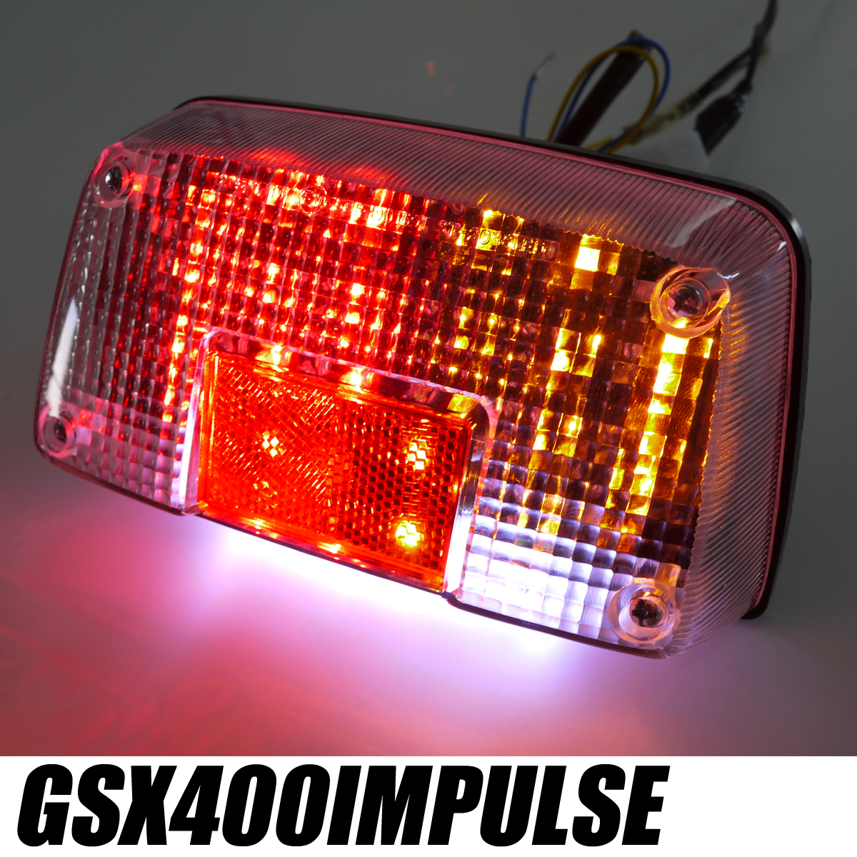gsx400e 250e ゴキ 400インパルス クリアテール GSX400インパルス用LED