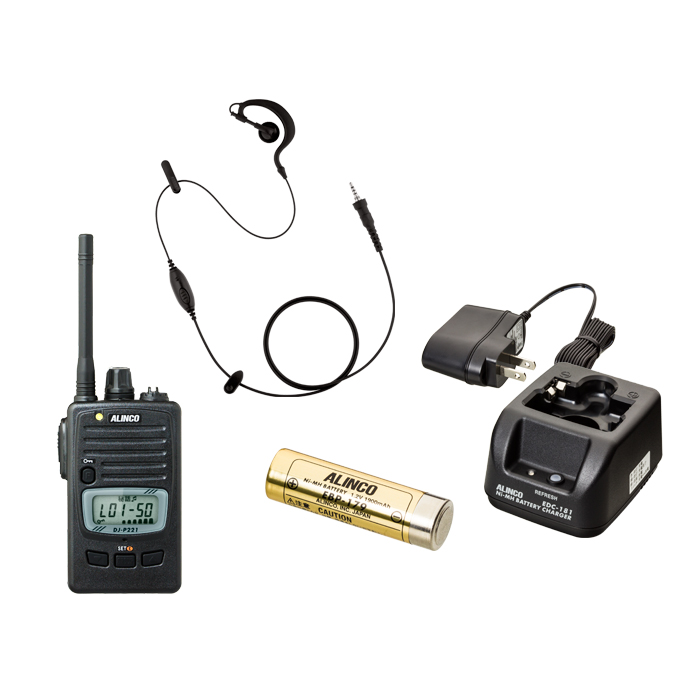 ALINCO（アルインコ） DJ-P221A 1台フルセット 特定小電力