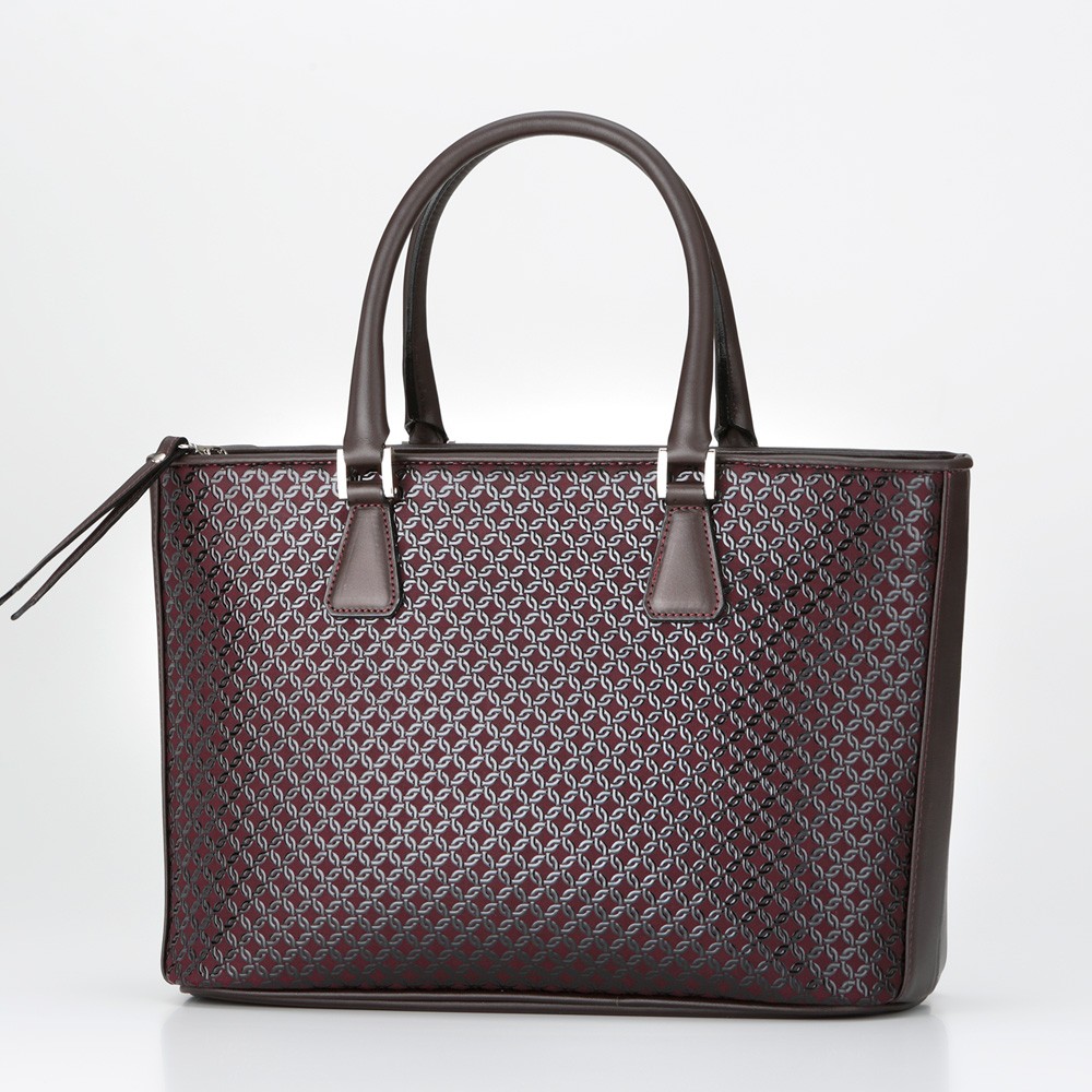 印傳屋（INDEN-YA） バレンタイン ハンドバッグ 手提げ 本革 和柄 甲州