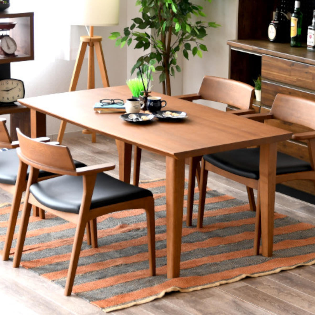 ダイニングチェア 同色2脚セット 座面高44cm シャトー （ PVC レザー調