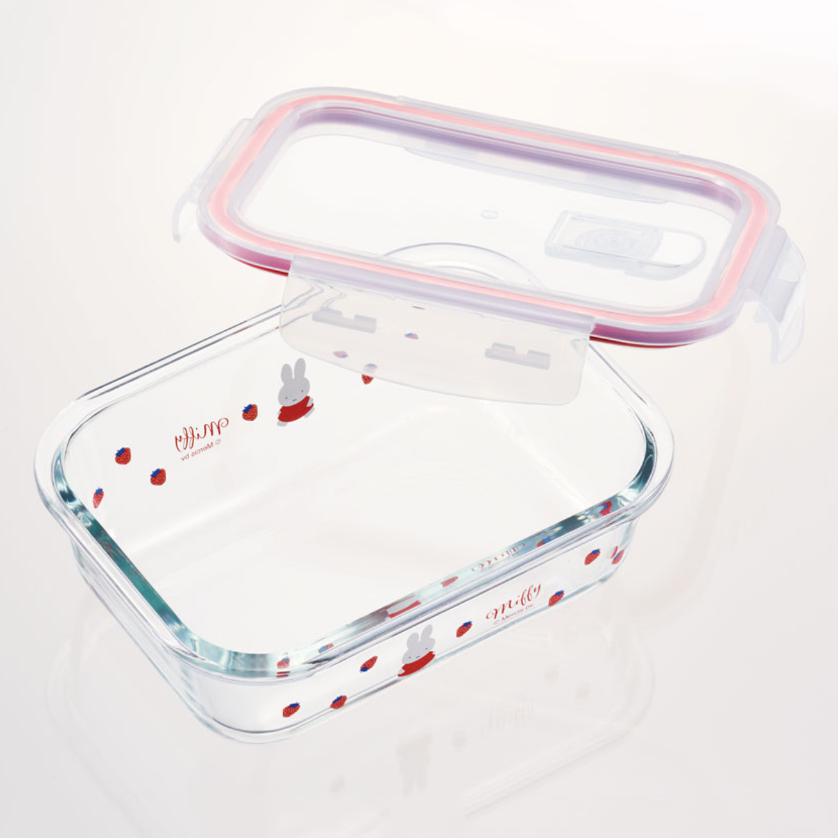 スケーター 保存容器 650ml ガラス保存容器 M ミッフィー （ ガラス