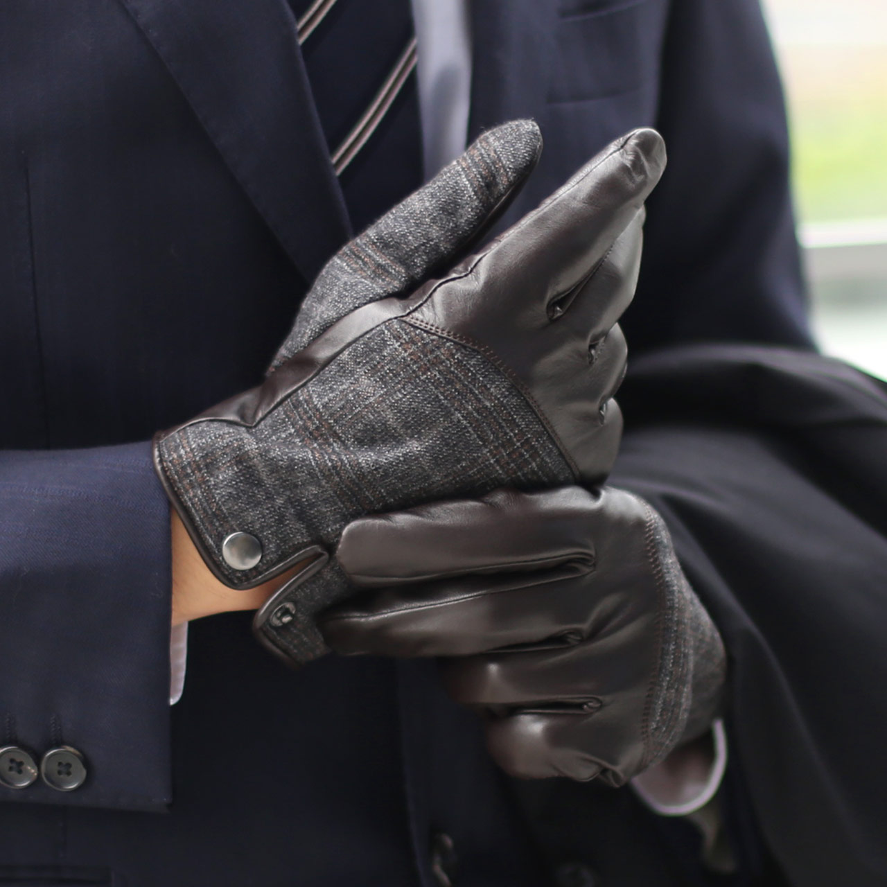 sankyo shokai（三京商会） レザー グローブ 手袋 メンズ 革 防寒