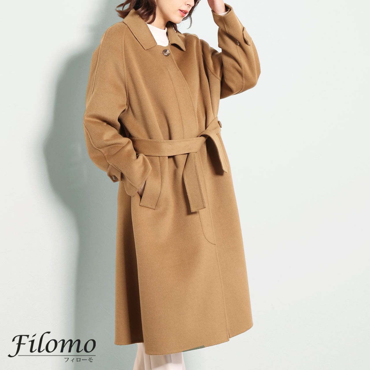 Filomo（フィローモ） [10%offクーポン]ステンカラーコート オーバー