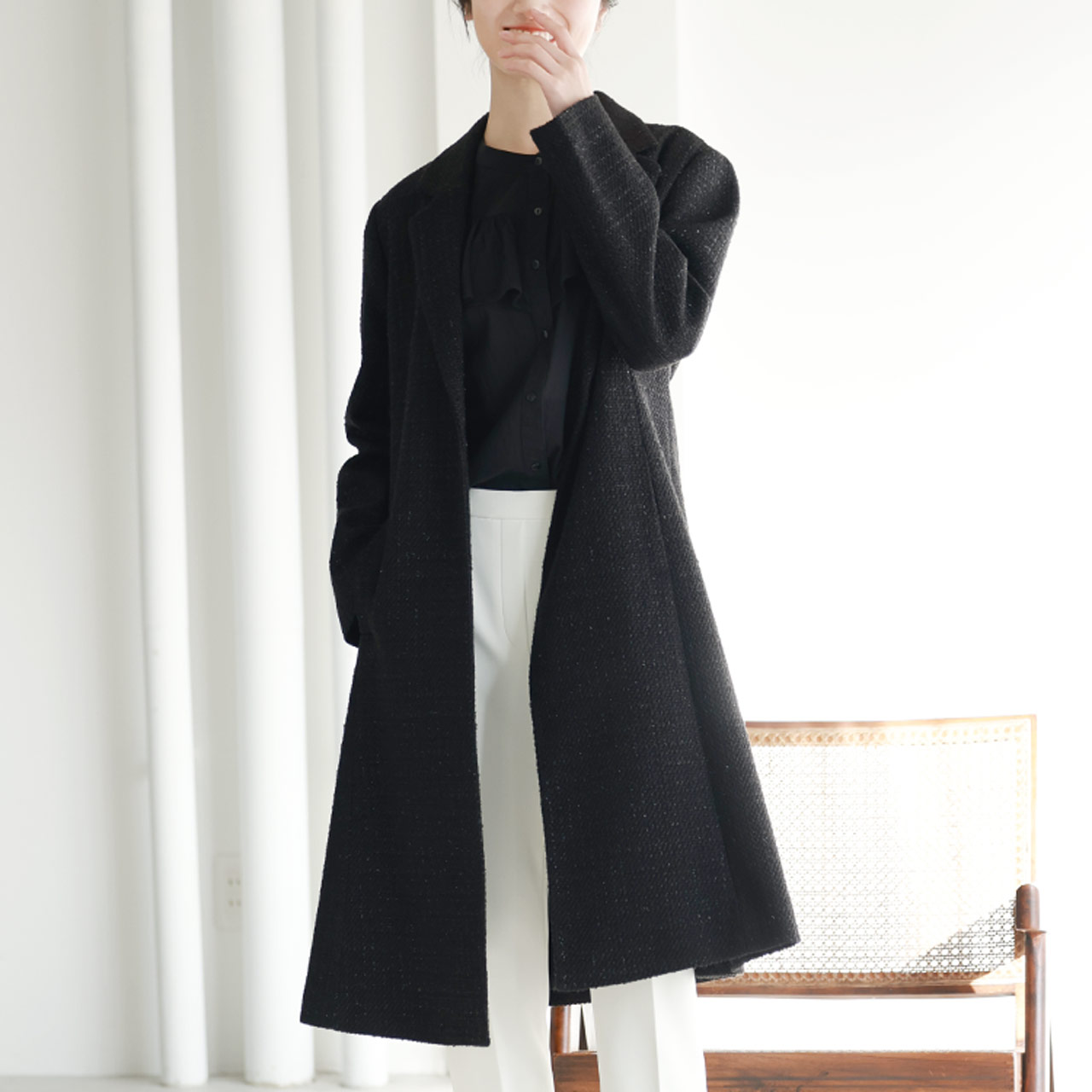 sankyo shokai（三京商会） [5%offクーポン]チェスター コート 春