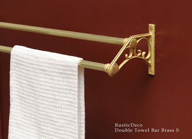 真鍮 タオル掛け おしゃれ タオルハンガー レトロ アンティーク調