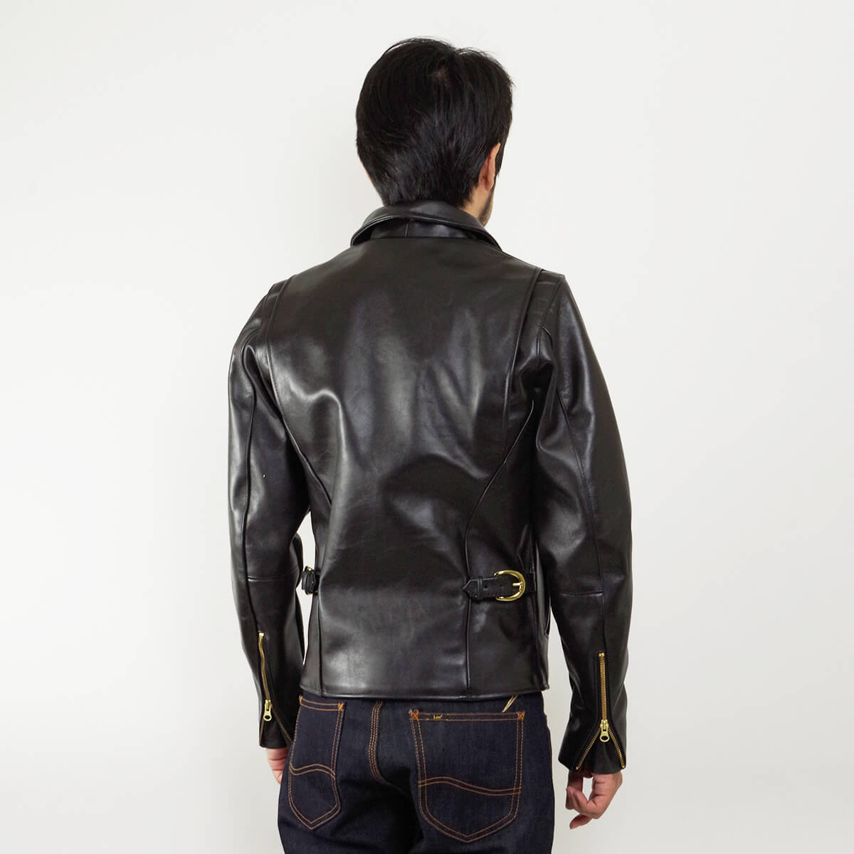 VANSON（バンソン） VANSON ENF シングル ライダース ブラック