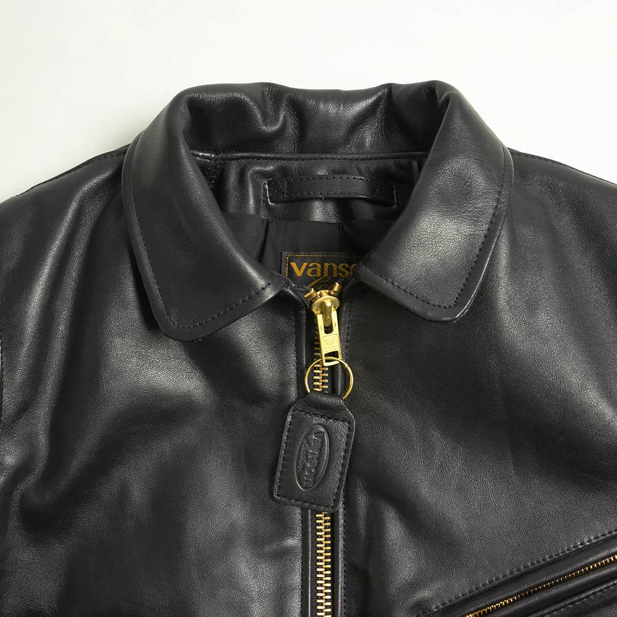 VANSON（バンソン） VANSON ENF シングル ライダース ブラック