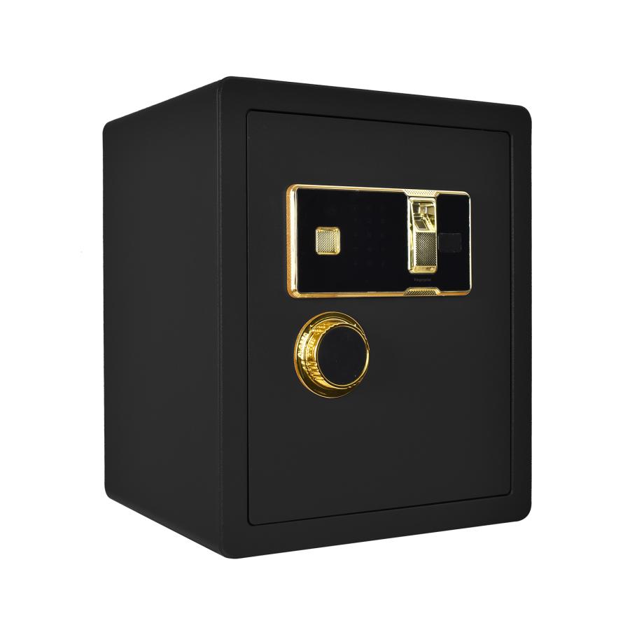 金庫 43L 白 電子テンキー式 鍵2本 振動警報 防犯 43L 車用品・バイク