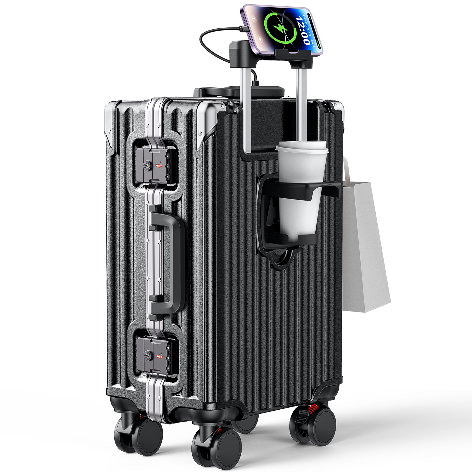 スーツケース 機内持ち込み 軽量 大型 アルミフレーム 耐衝撃最強