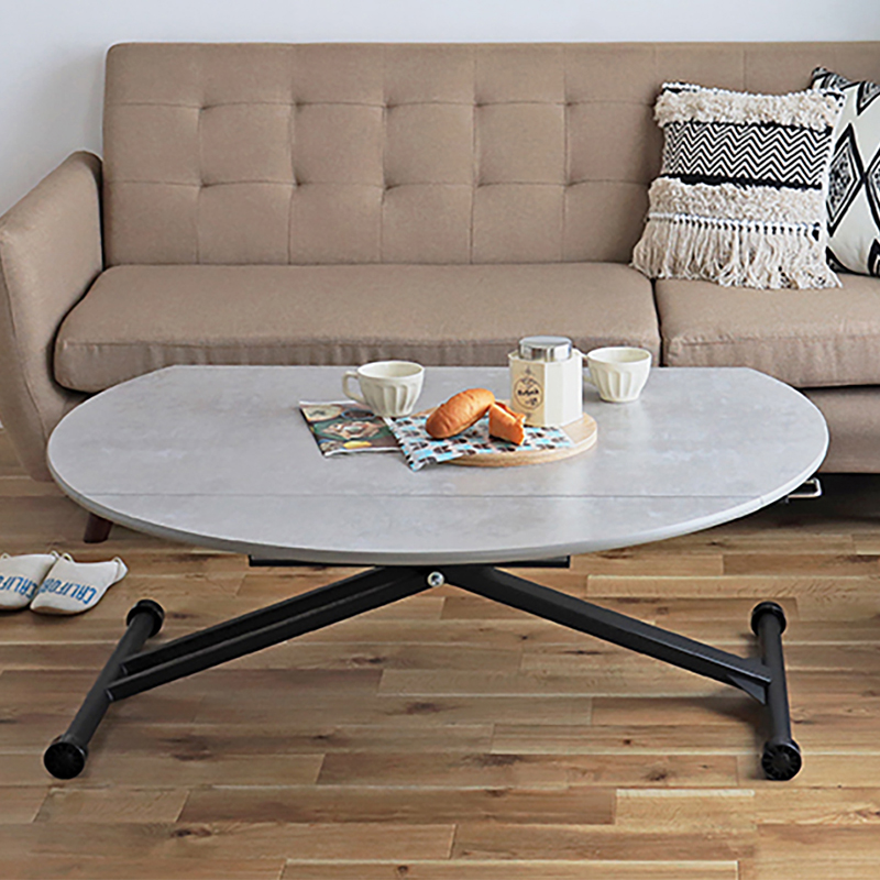 折り畳み ローテーブル 丸テーブル カフェ 木製 男前 インダストリアル