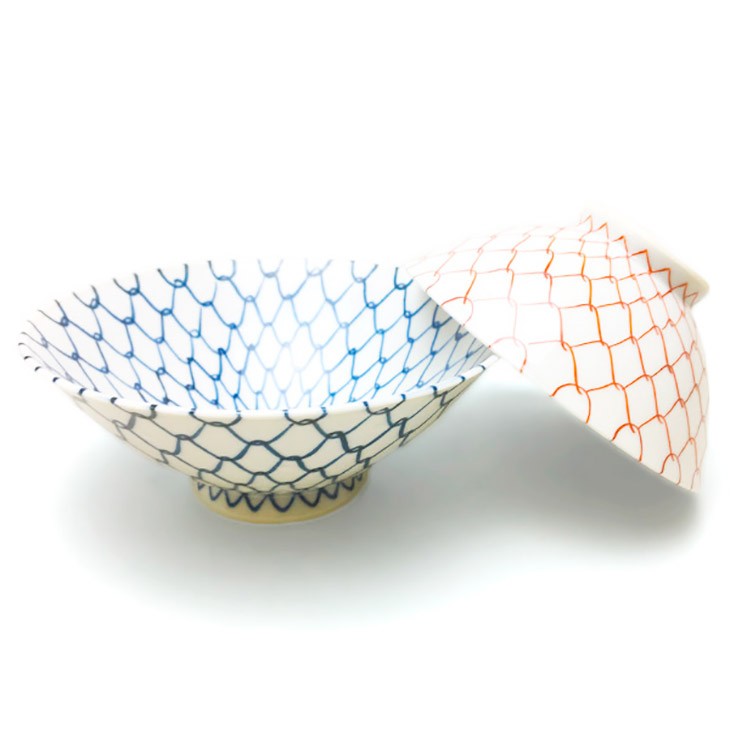 京焼 清水焼 金襴青華山夫婦茶碗 五座五重 2点セット 楽天