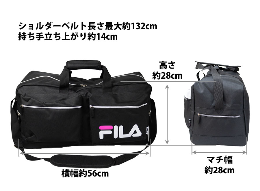 FILA（フィラ） ボストンバッグ メンズ レディース 大容量 50L