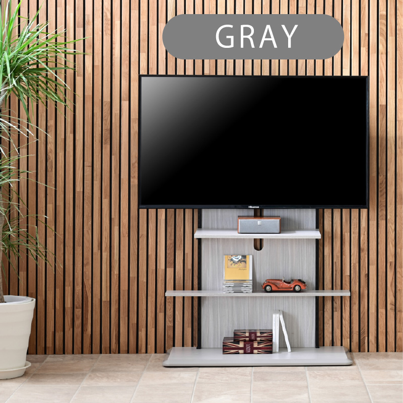 ARTTOWN テレビスタンド 壁寄せ テレビ台 高さ調整 32〜65インチ ハイ