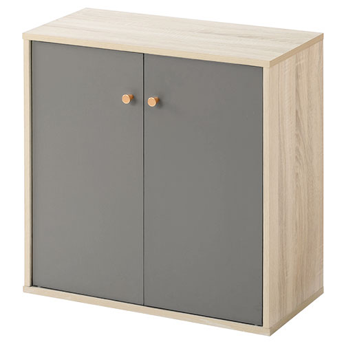 PUTUPUTU Toffy トフィー カラーボックス 2段 スタッキング 収納 扉