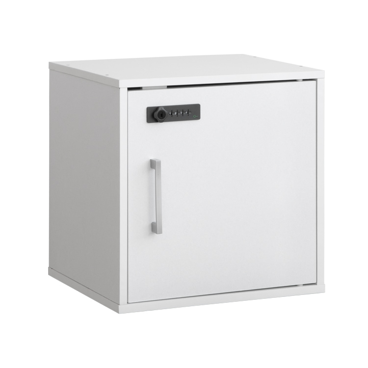 キューブボックス カラーボックス ダイヤル錠付き 棚 扉付き 鍵付き