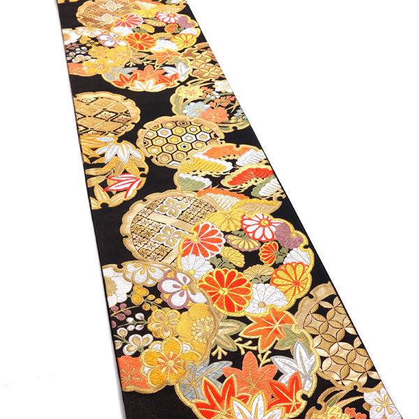 15%分クーポンあり 絲屋善創 袋帯 振袖用 仕立て付き 正絹 振袖 新品