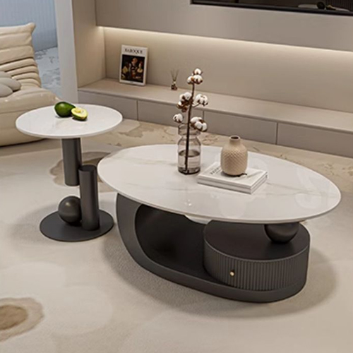 取引成立済ローズ⑥】大理石円形テーブルセット（テーブル台） 取引