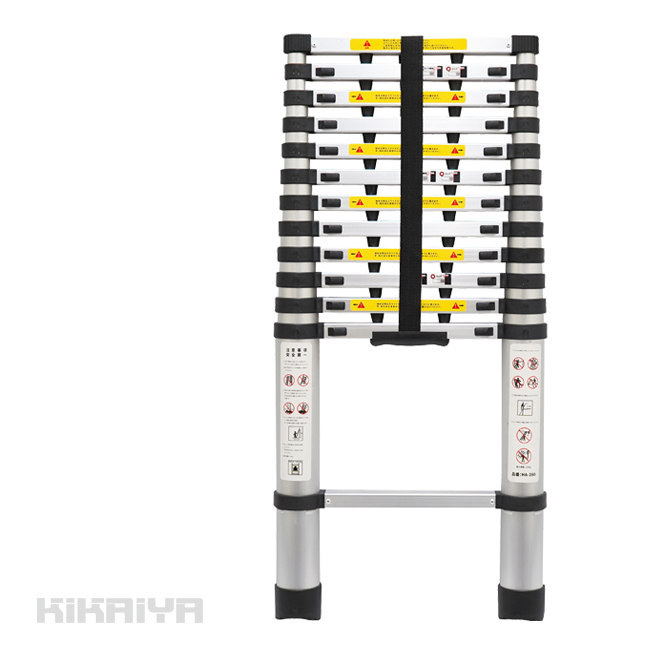 KIKAIYA（キカイヤ） はしご 3.8m 伸縮 アルミ ハシゴ 梯子 13段 150kg