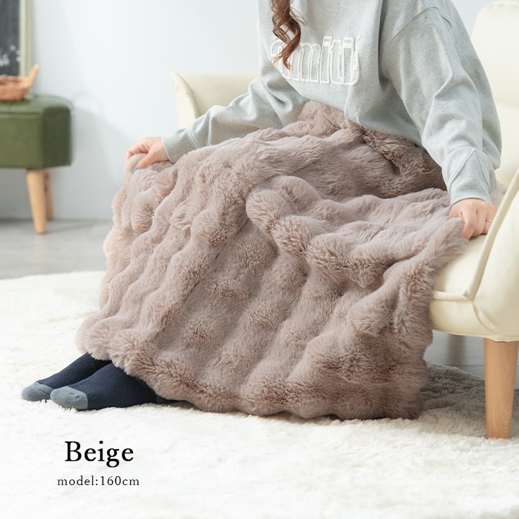 ブランケット ひざ掛け クラウドボア ふわふわ もこもこ 韓国 あったか