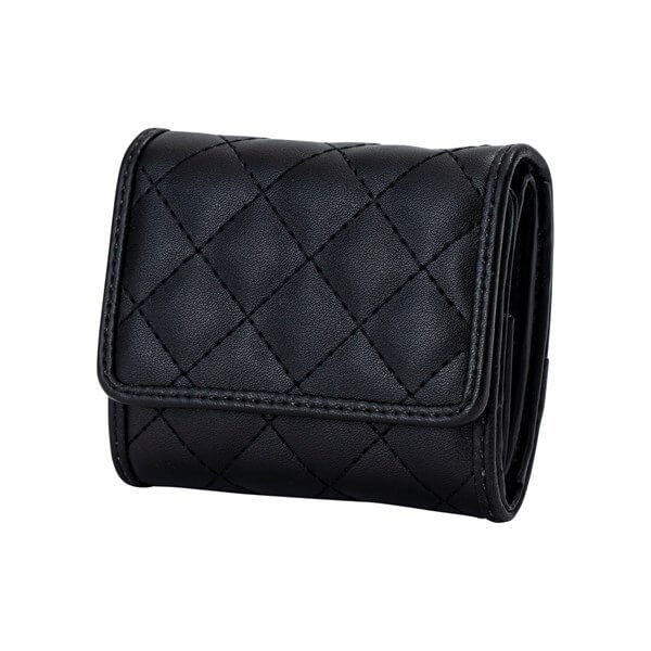 財布 レディース キルティング ボックス型 ブランド 3つ折り