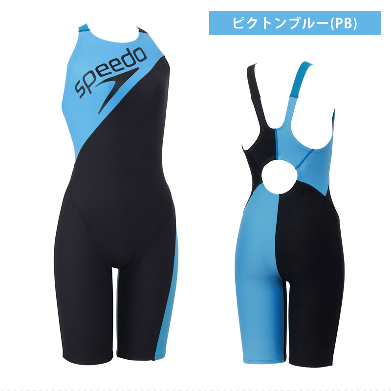 speedo（スピード） レディース 競泳水着 練習用 パネルターンズニー