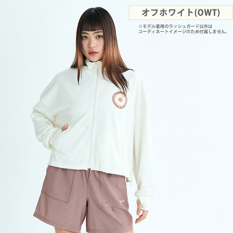 ROXY（ロキシー） 値下げ 送料無料 ラッシュガード レディース ジップ