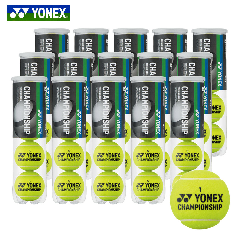 YONEX（ヨネックス） テニスボール ツアープラチナム 4個入り 1箱60球