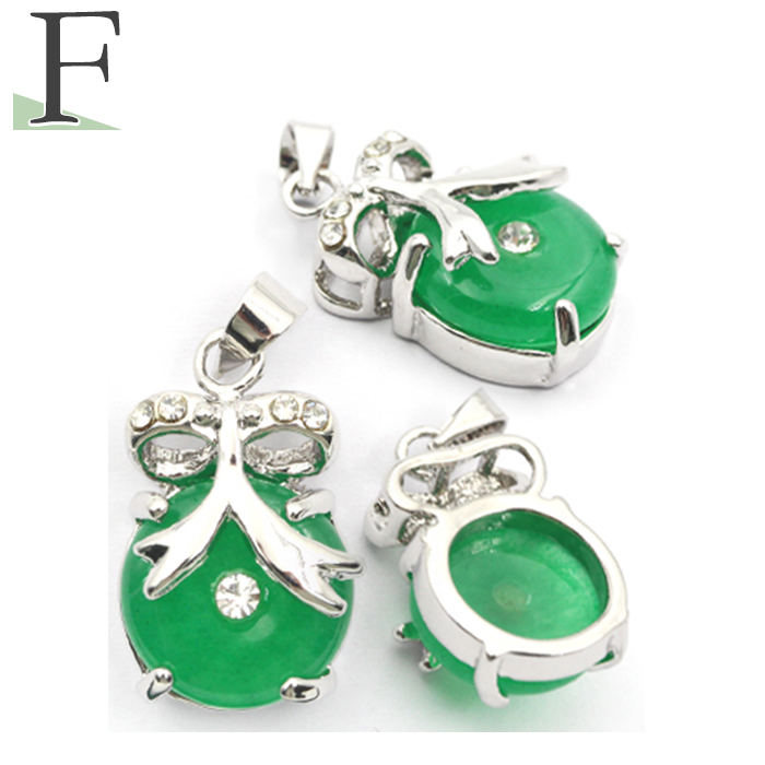 Lucky365 パワーストーン 若草翡翠 ネックレス ヒスイ ペンダント