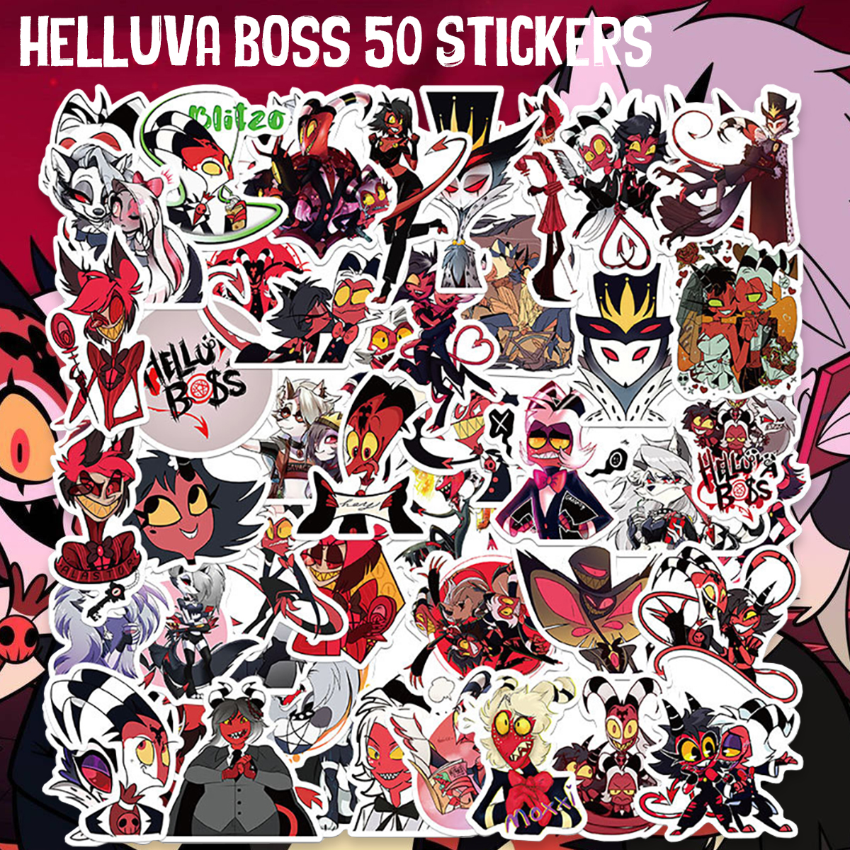 ハズビンホテルへようこそ ステッカー 56枚セット PVC 防水 シール