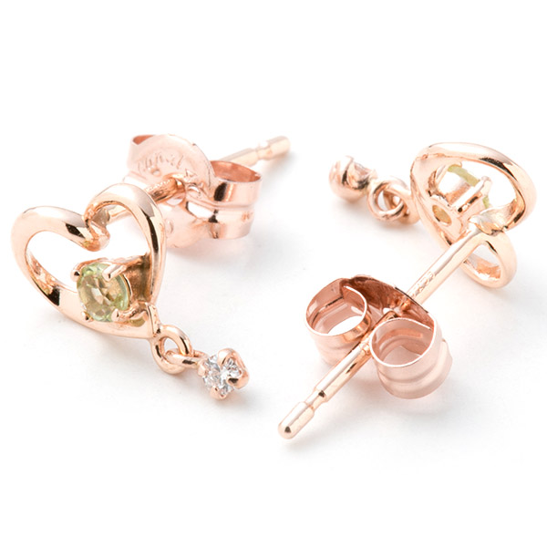 Canal4℃（カナルヨンドシー） 4℃ ヨンドシー ピアス ハート ピンク