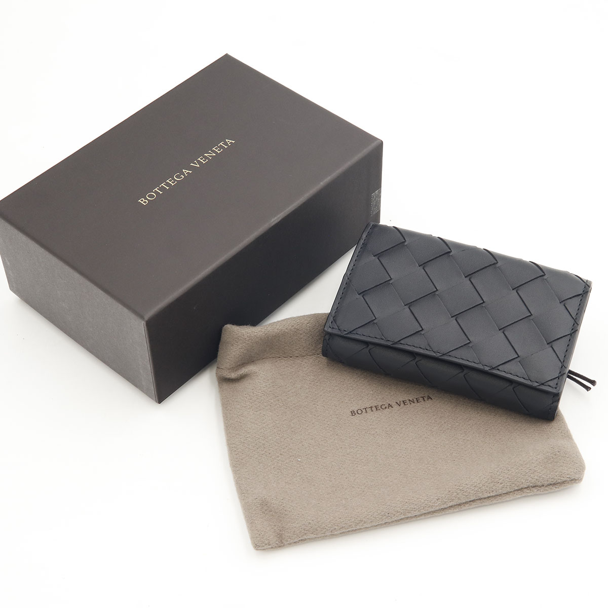 Bottega Veneta ブラウンレザーキーケース BOTTEGA VENETA（ボッテガ