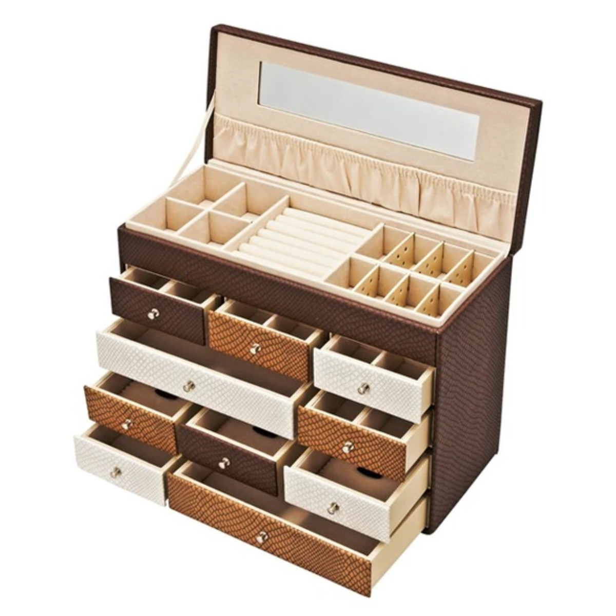 小物収納 チェスト ジュエリーボックス Lサイズ （ アクセサリー