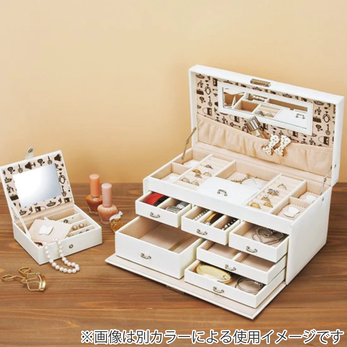 小物収納 スウィート ジュエリーボックス LLサイズ アクセサリー