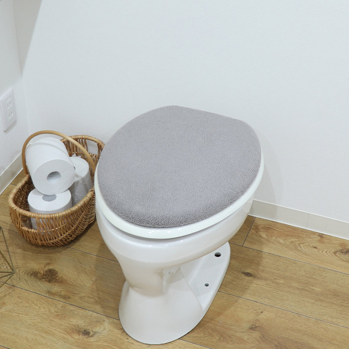 蓋カバー SELECT JUST FIT トイレフタカバー 兼用フタカバー （ U型 O