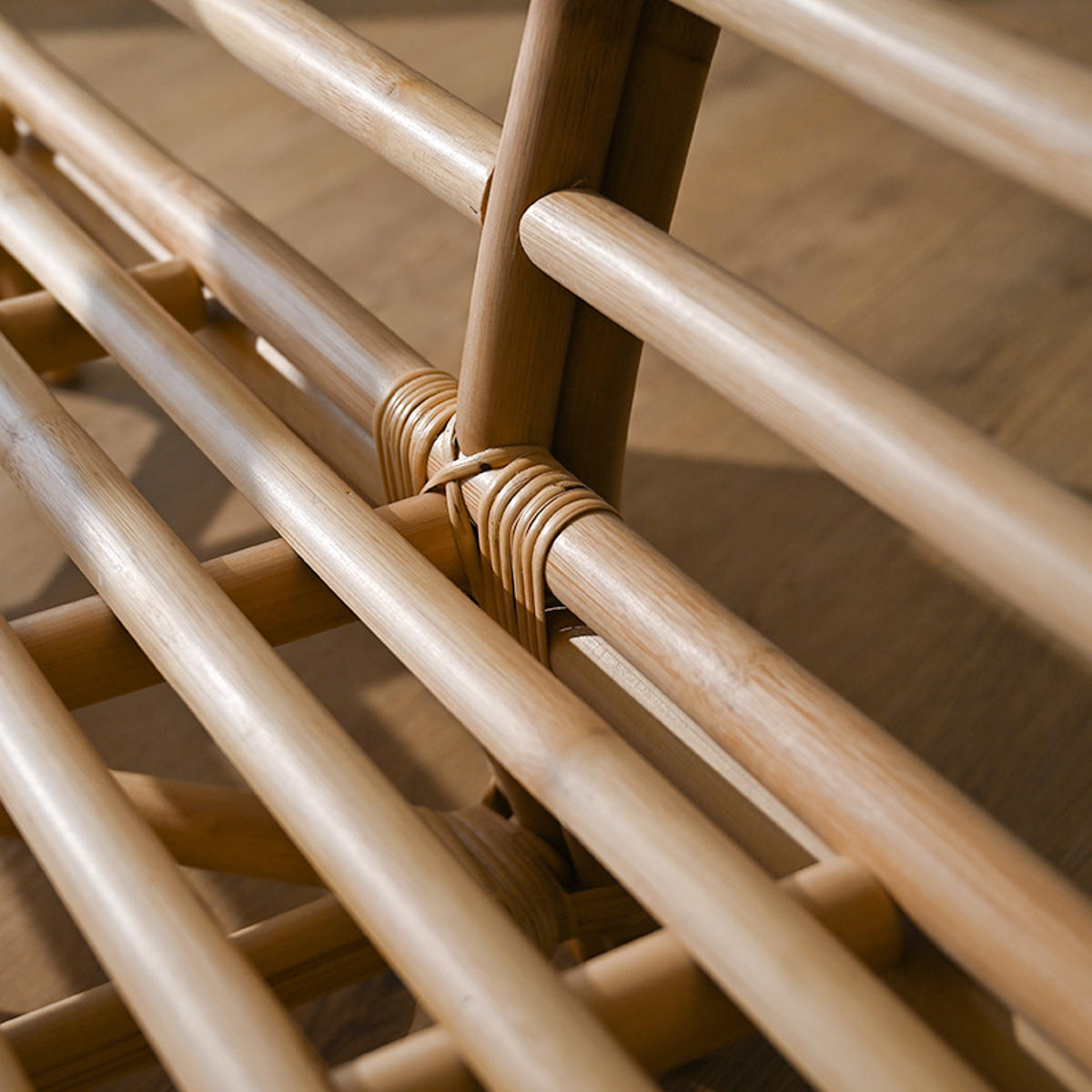 2人掛けソファ ラタン 座面高40cm クッション付 Breeze （ 開梱設置