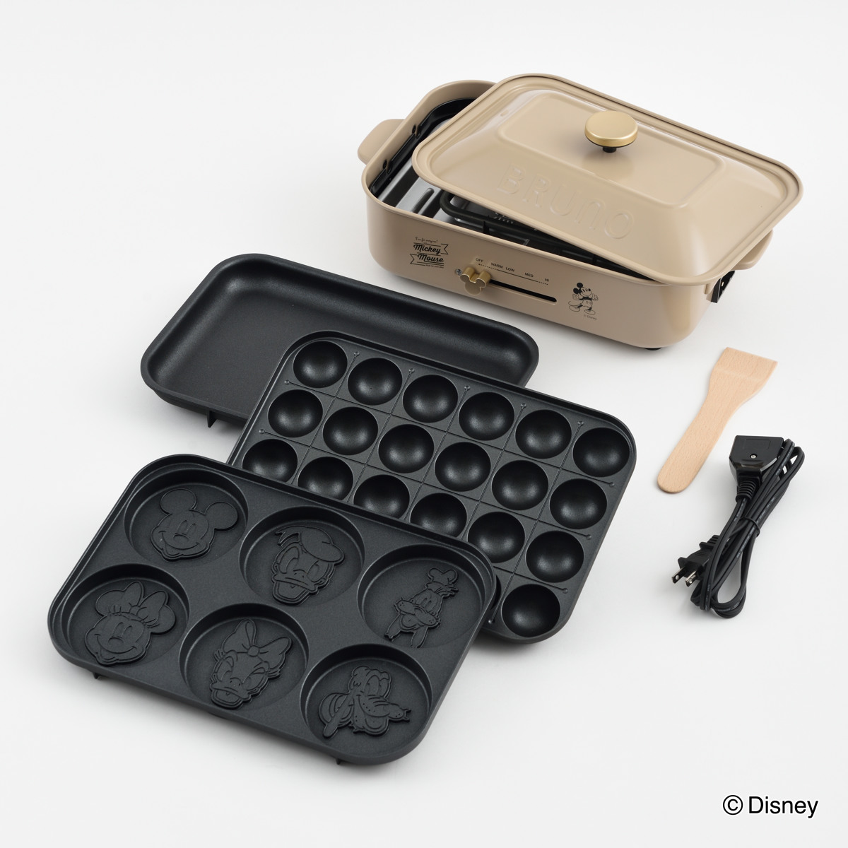 BRUNO（ブルーノ） コンパクトホットプレート DISNEY たこ焼きプレート