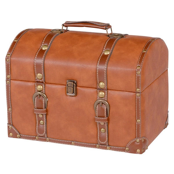 HAGiHARA（萩原） トランク アンティーク調 収納ボックス チェスター