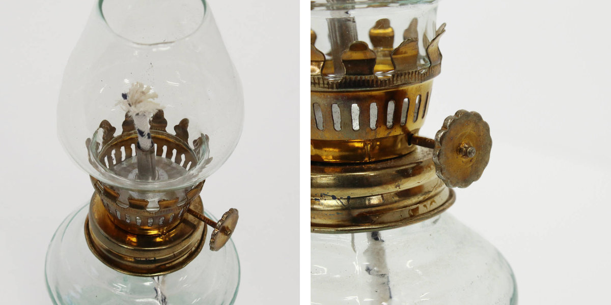 オイルランプ ガラス （ ランプ ガラスランプ テーブルランプ 照明