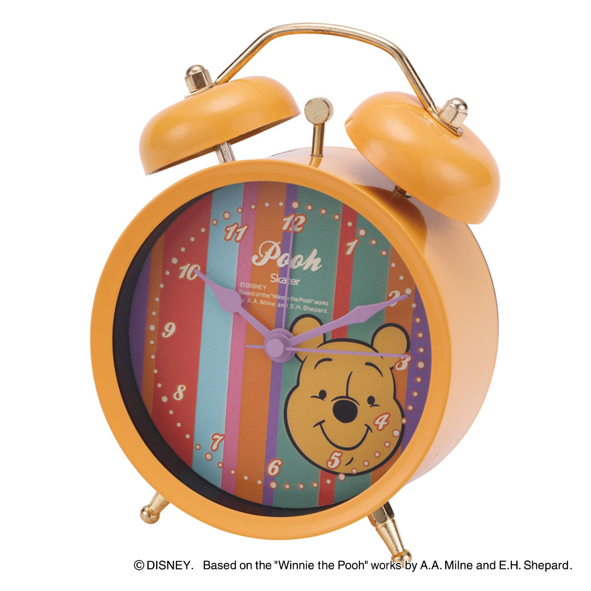スケーター 置き時計 目覚まし レトロ ディズニー （ ヒューイ