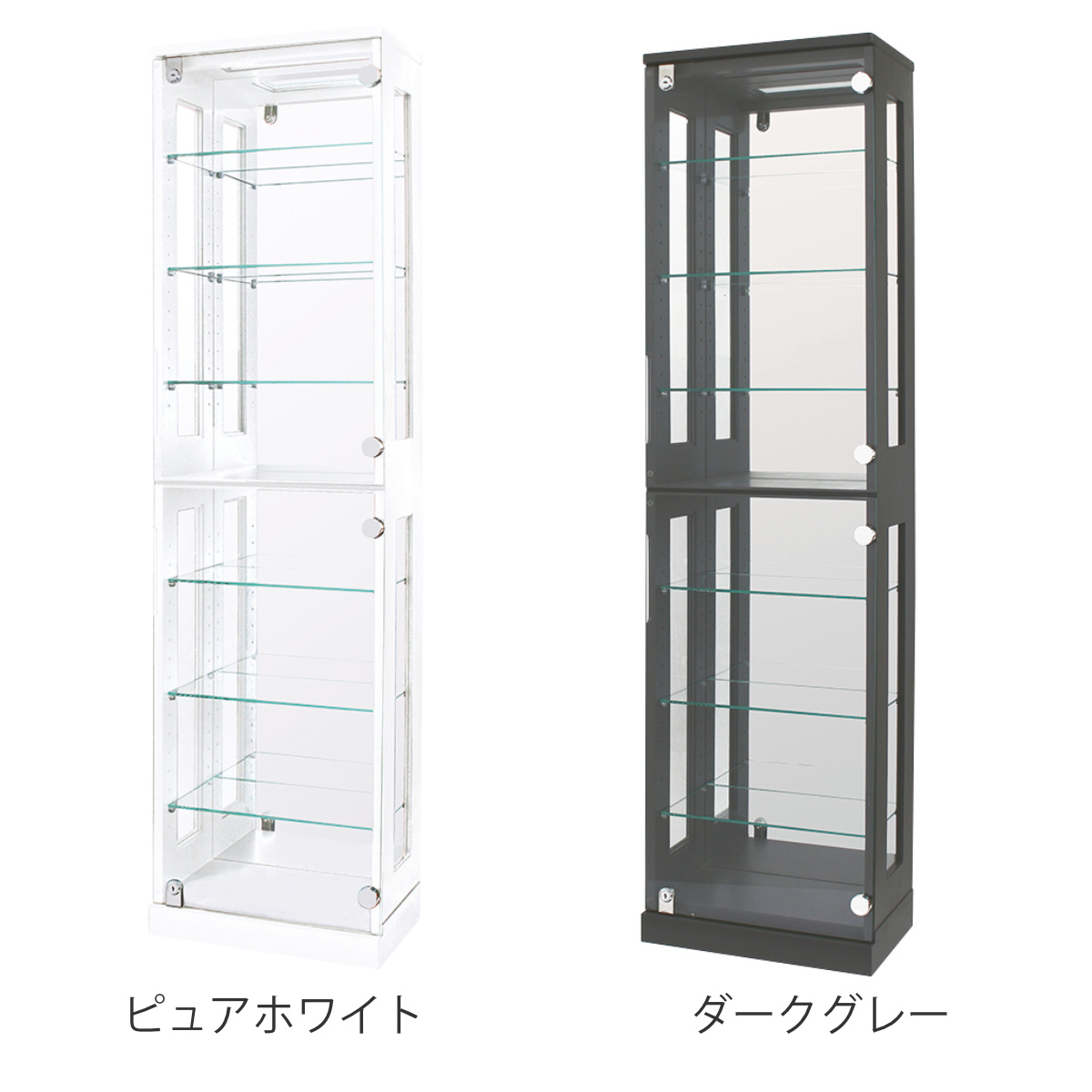 オープンシェルフ ガラスディスプレイ 飾棚 シェルフ ショーケース