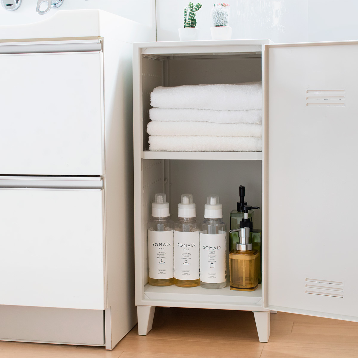 天馬 キャビネット VAZZO 2個セット 幅35.5×奥行35.5×高さ76.5cm ペグ